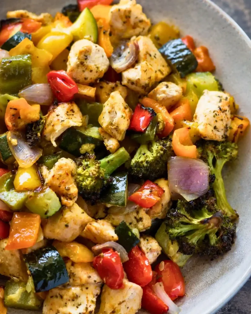 15 Minute Healthy Roasted Chicken and Veggies (One Pan) 6 15 Minute Healthy Roasted Chicken and Veggies (One Pan)