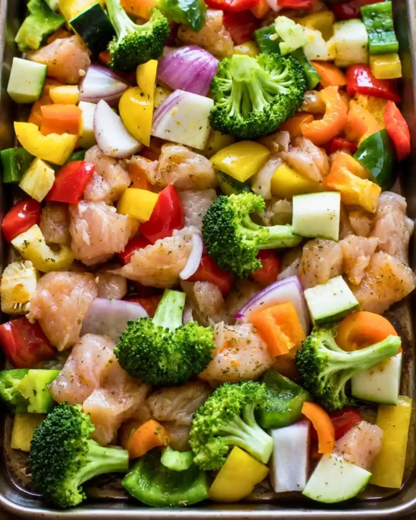 15 Minute Healthy Roasted Chicken and Veggies (One Pan) 7 15 Minute Healthy Roasted Chicken and Veggies (One Pan)