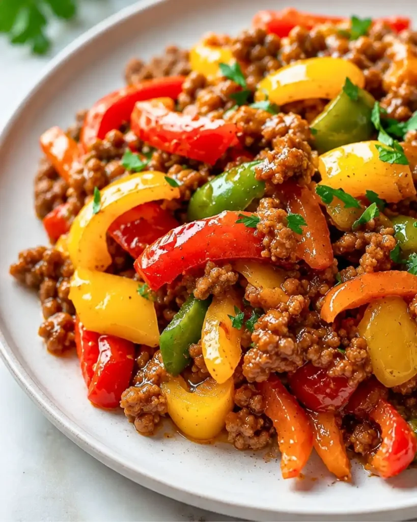 Quick and Easy Ground Turkey and Peppers Skillet 7 Quick and Easy Ground Turkey and Peppers Skillet