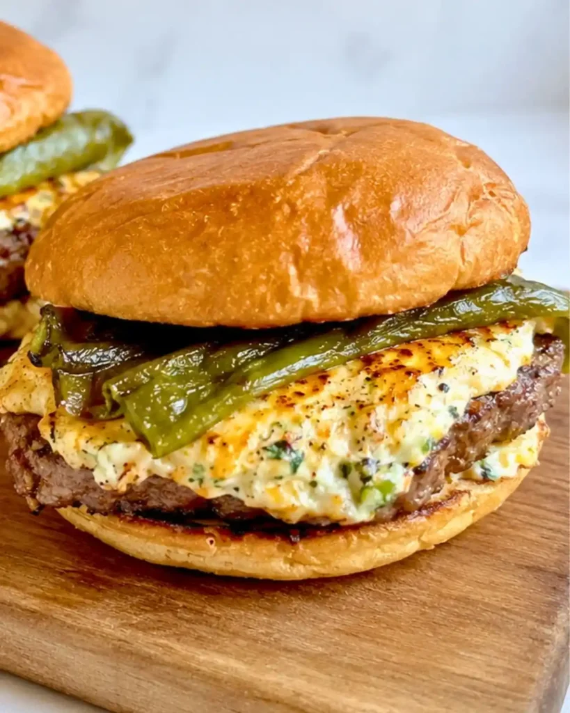 Poblano Popper Burger Recipe 6 Poblano Popper Burger Recipe