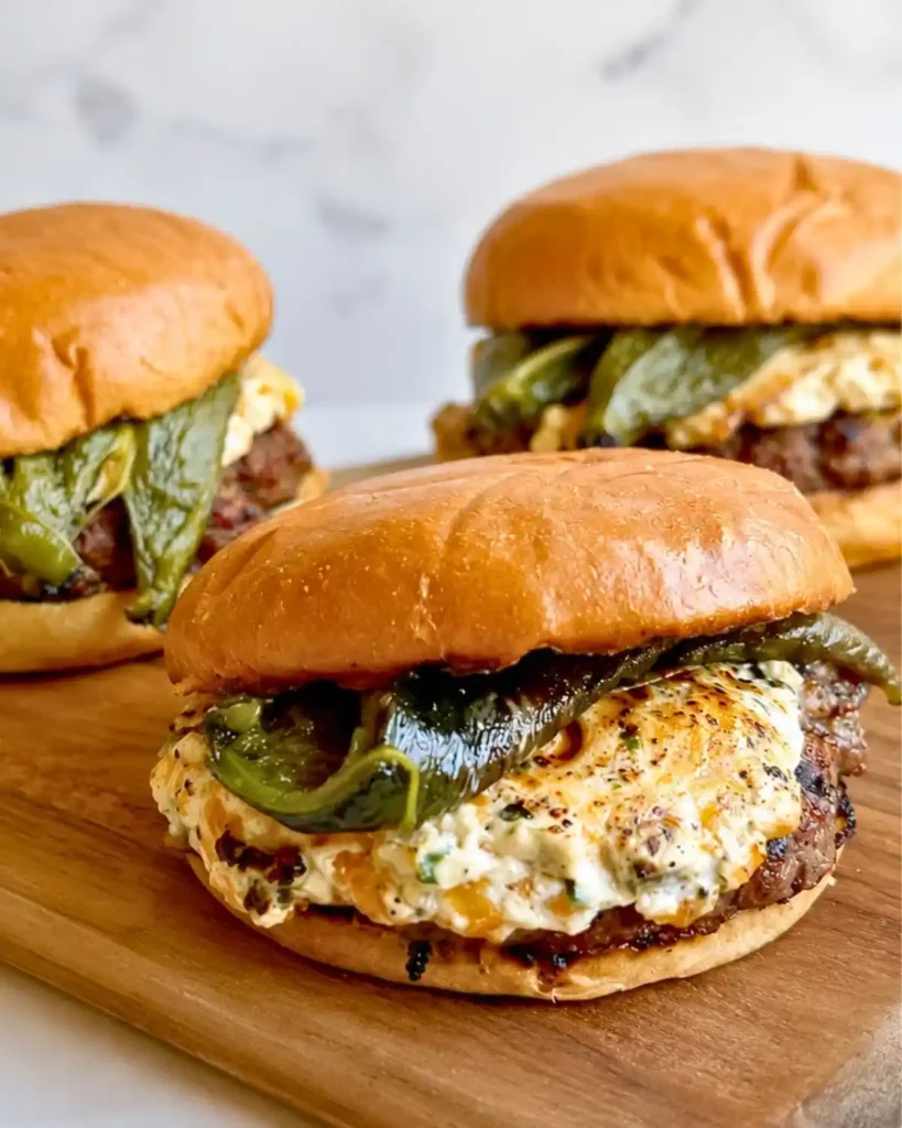 Poblano Popper Burger Recipe 8 Poblano Popper Burger Recipe