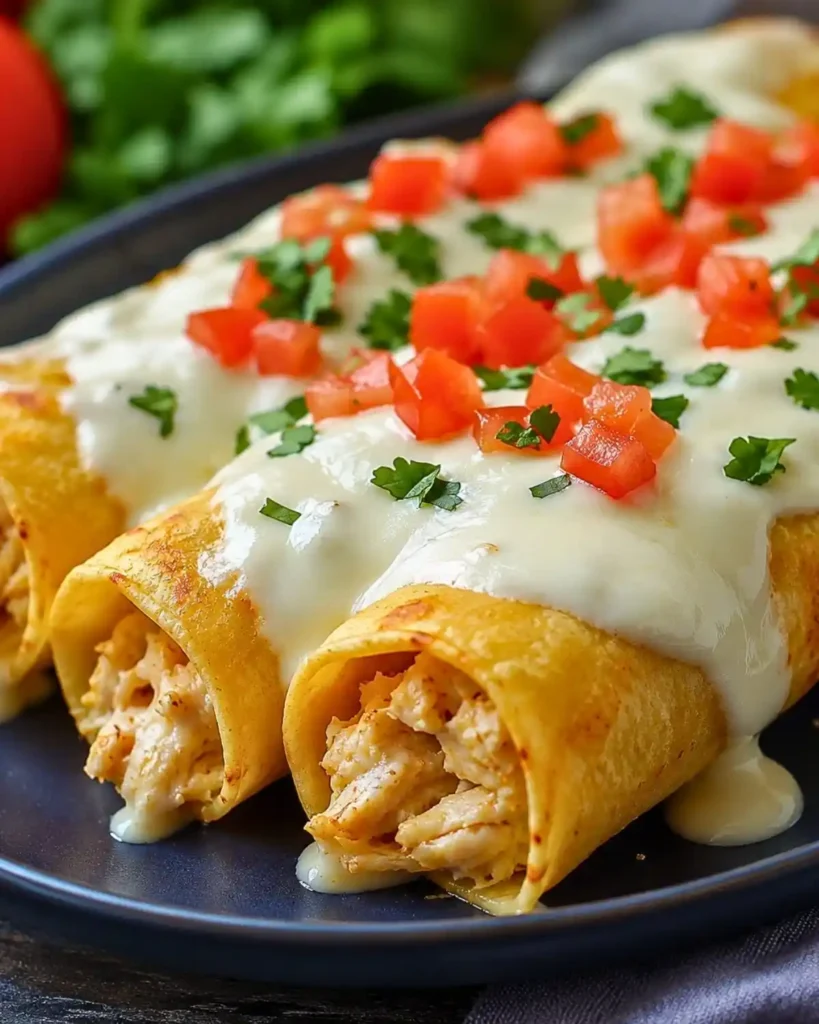 Baked Cream Cheese Chicken Taquitos: Easy & Delicious! 8 Baked Cream Cheese Chicken Taquitos: Easy & Delicious!
