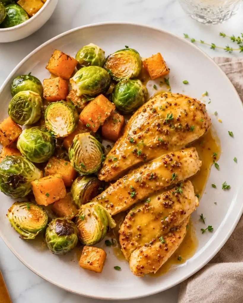 Easy Sheet Pan Honey Dijon Chicken with Veggies 8 Easy Sheet Pan Honey Dijon Chicken with Veggies