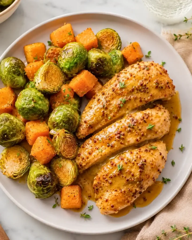 Easy Sheet Pan Honey Dijon Chicken with Veggies 7 Easy Sheet Pan Honey Dijon Chicken with Veggies