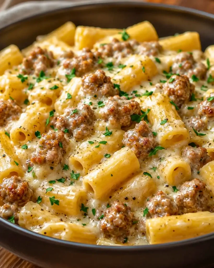 Creamy Italian Sausage Rigatoni – Easy Comfort Food Dinner