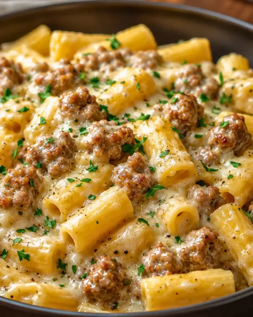 Creamy Italian Sausage Rigatoni – Easy Comfort Food Dinner