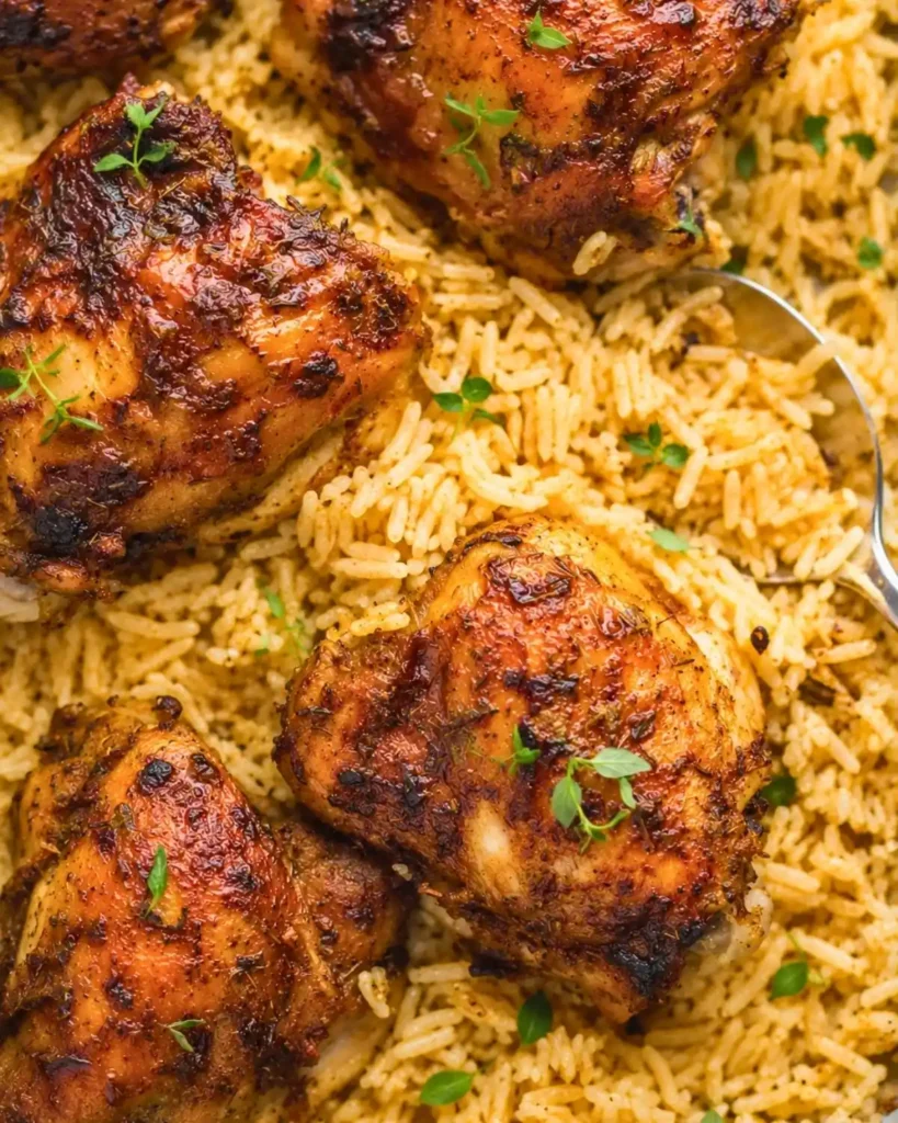 Oven Baked Chicken and Rice