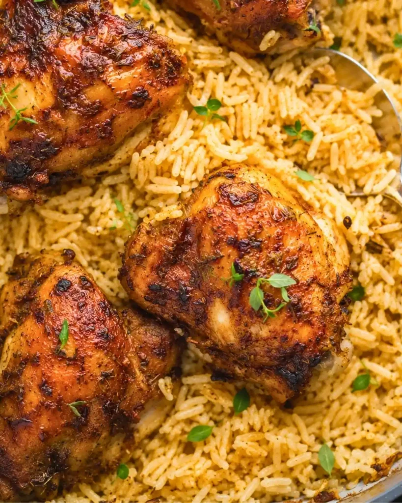 Oven Baked Chicken and Rice