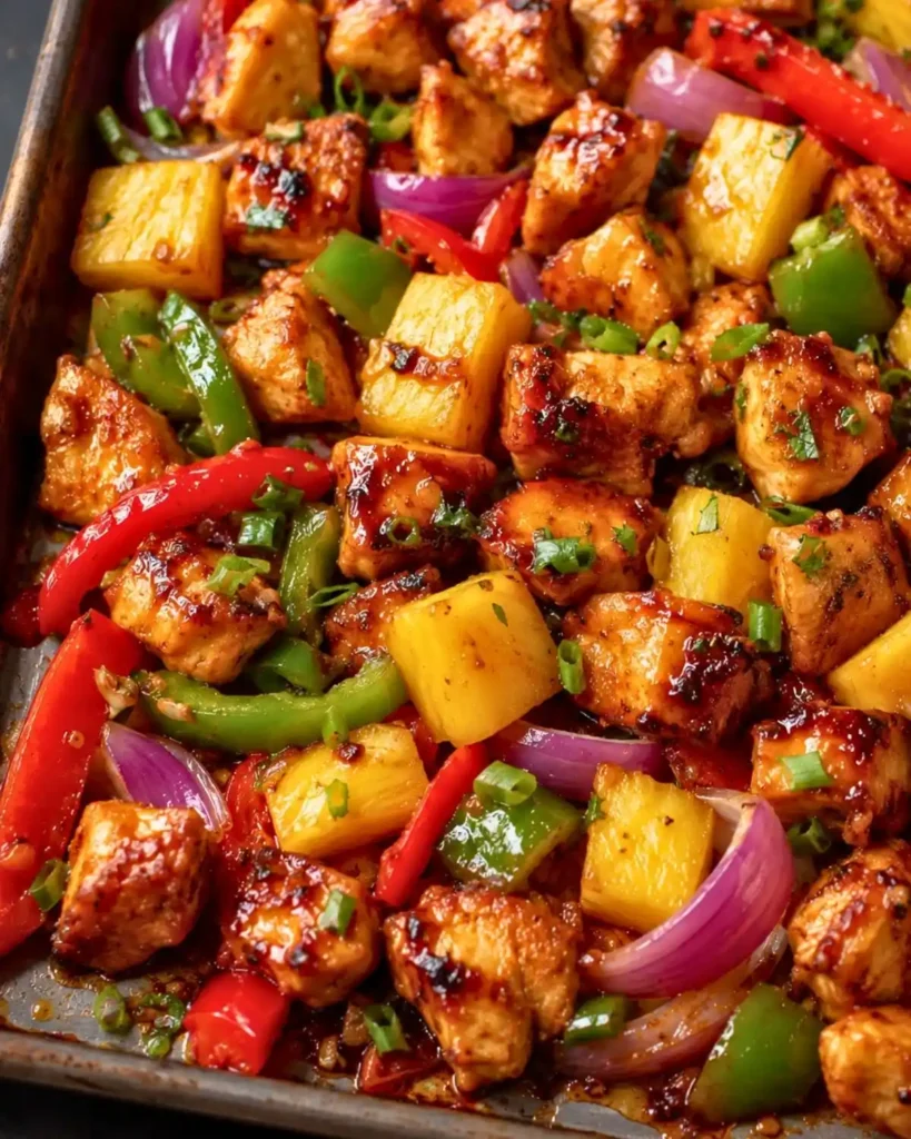 Hawaiian Chicken Sheet Pan 7 Hawaiian Chicken Sheet Pan