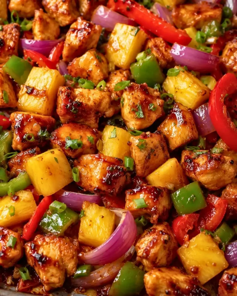 Hawaiian Chicken Sheet Pan 8 Hawaiian Chicken Sheet Pan