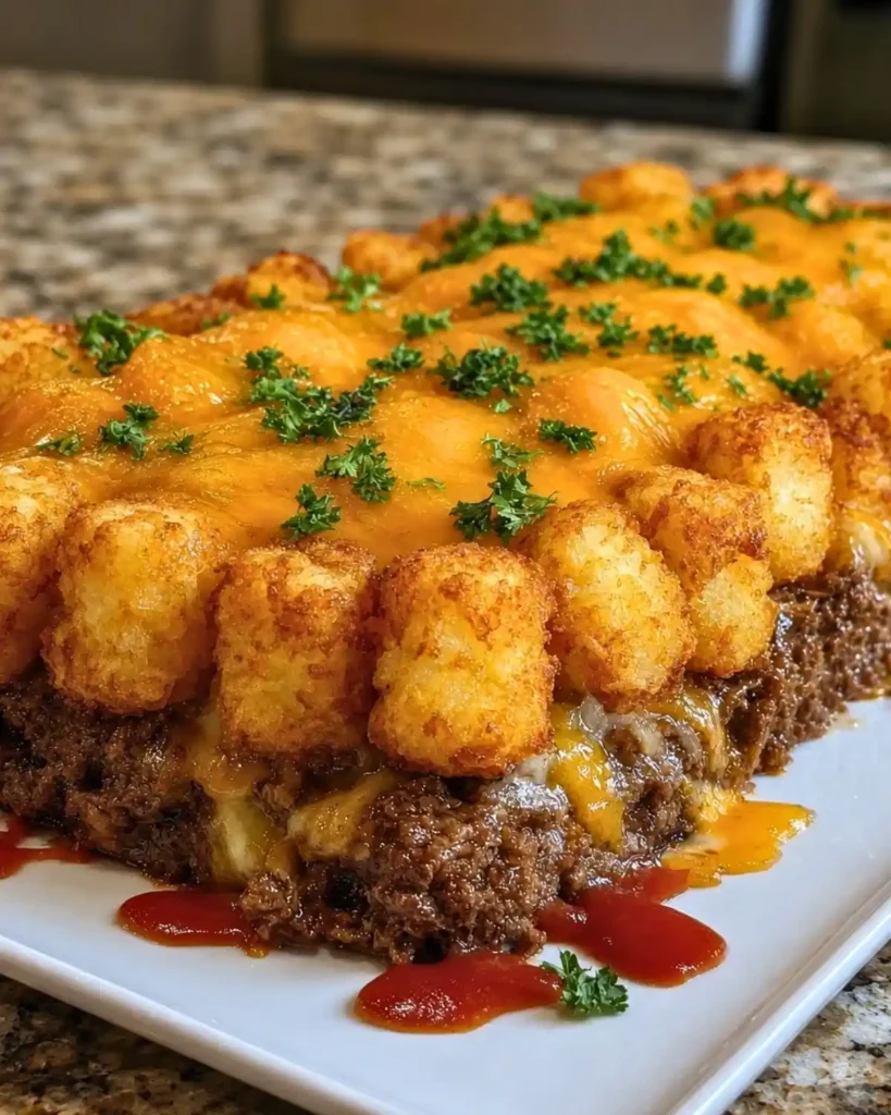Cheesy Meatloaf & Tater Tot Bake: A Comfort Food Delight 7 Cheesy Meatloaf & Tater Tot Bake: A Comfort Food Delight
