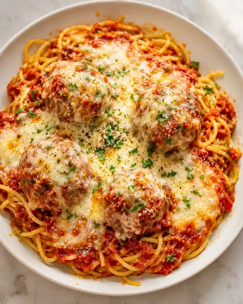 Irresistible Spaghetti and Meatball Casserole 6 Irresistible Spaghetti and Meatball Casserole