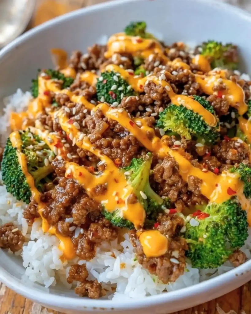 Quick Korean Beef Bowls with Spicy Mayo 5 Quick Korean Beef Bowls with Spicy Mayo