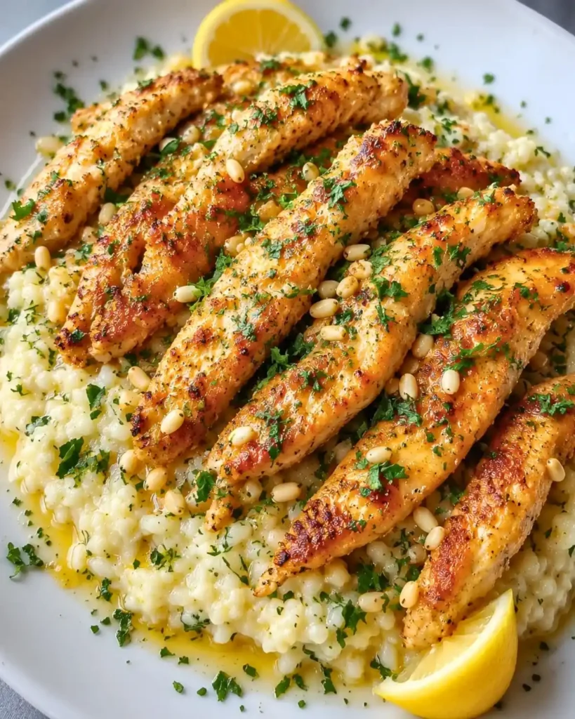 Creamy Chicken Scampi With Garlic Parmesan Rice 6 Creamy Chicken Scampi With Garlic Parmesan Rice