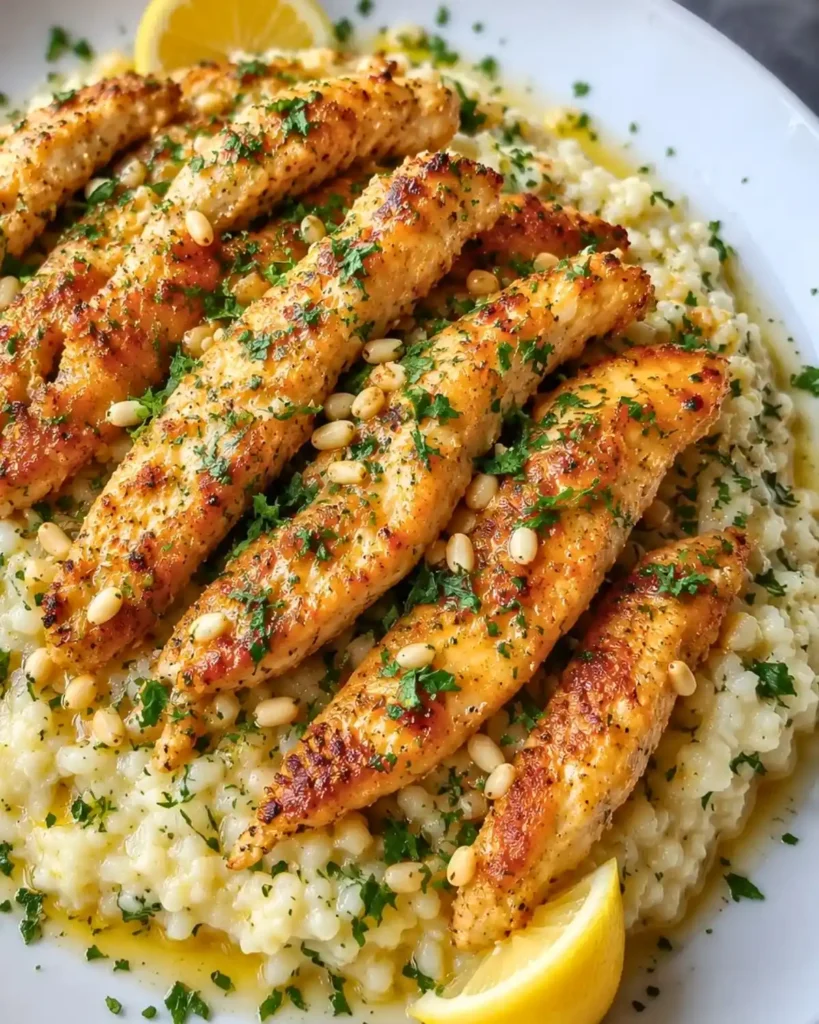 Creamy Chicken Scampi With Garlic Parmesan Rice 5 Creamy Chicken Scampi With Garlic Parmesan Rice