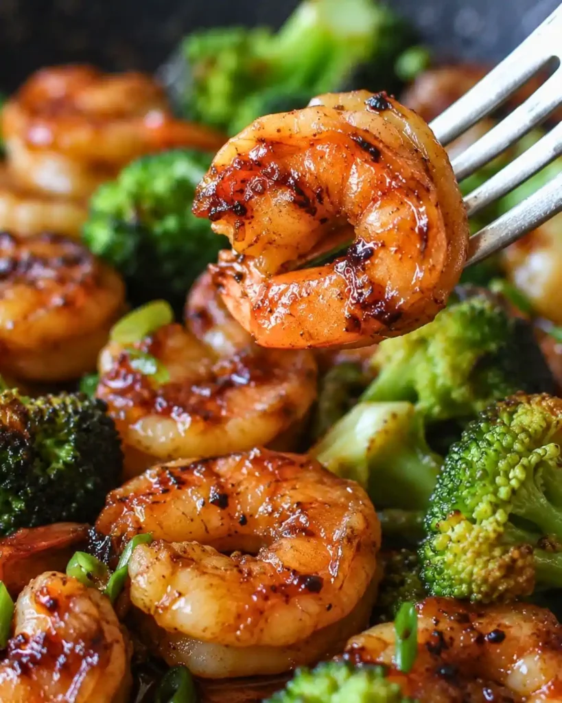 Honey Garlic Butter Shrimp and Broccoli