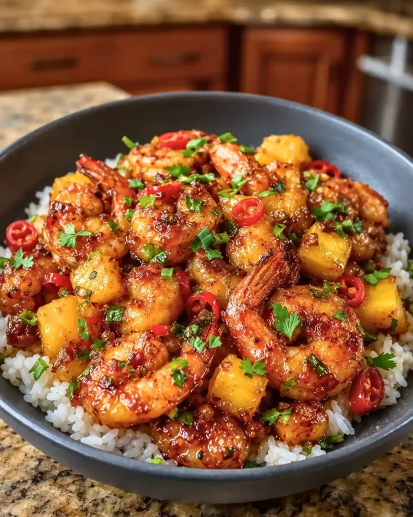 Sweet Chili Pineapple Shrimp 6 Sweet Chili Pineapple Shrimp
