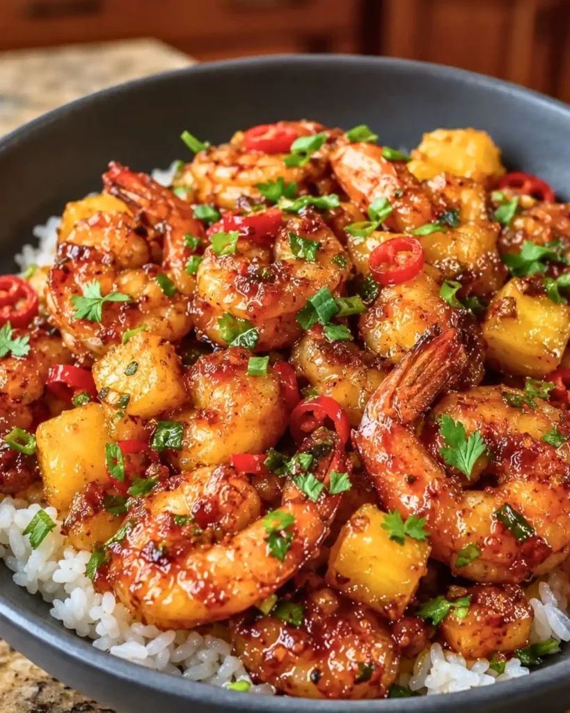 Sweet Chili Pineapple Shrimp 8 Sweet Chili Pineapple Shrimp