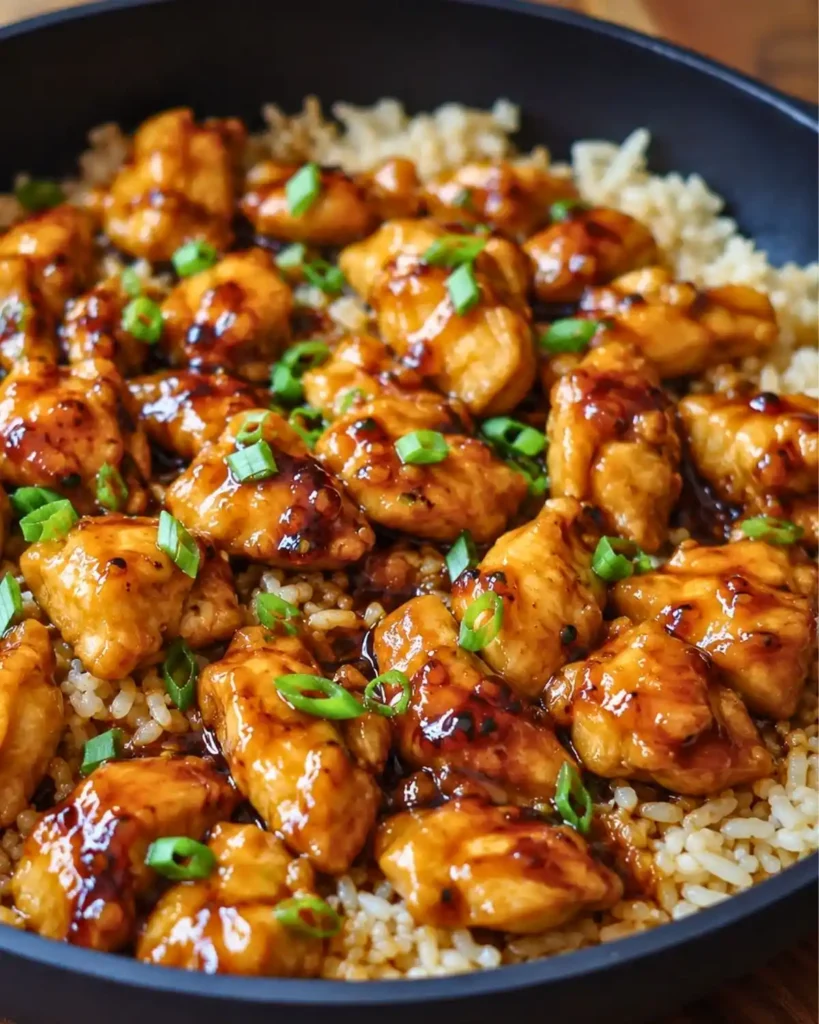 Honey BBQ Chicken & Rice 6 Honey BBQ Chicken & Rice
