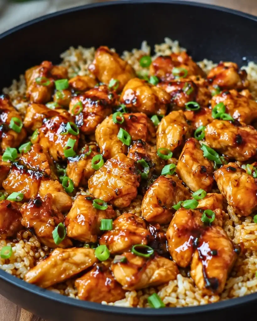 Honey BBQ Chicken & Rice 5 Honey BBQ Chicken & Rice