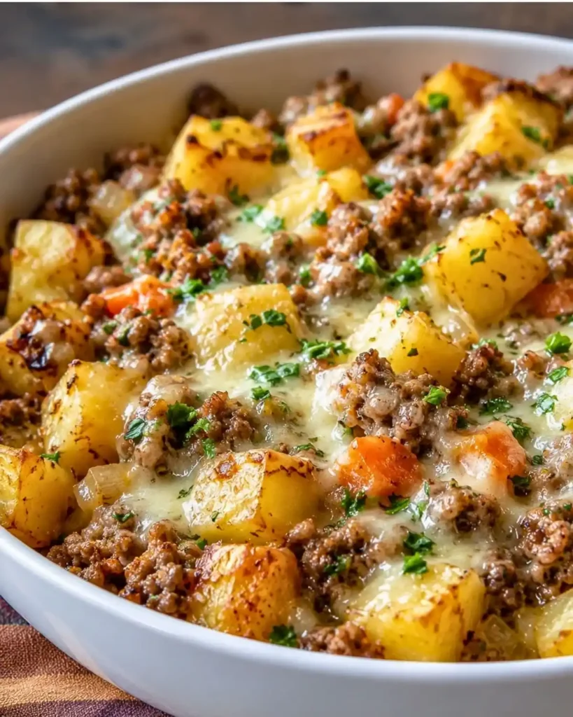 One-Pan Cheesy Meat & Potato Skillet: Comfort in 30 Minutes
