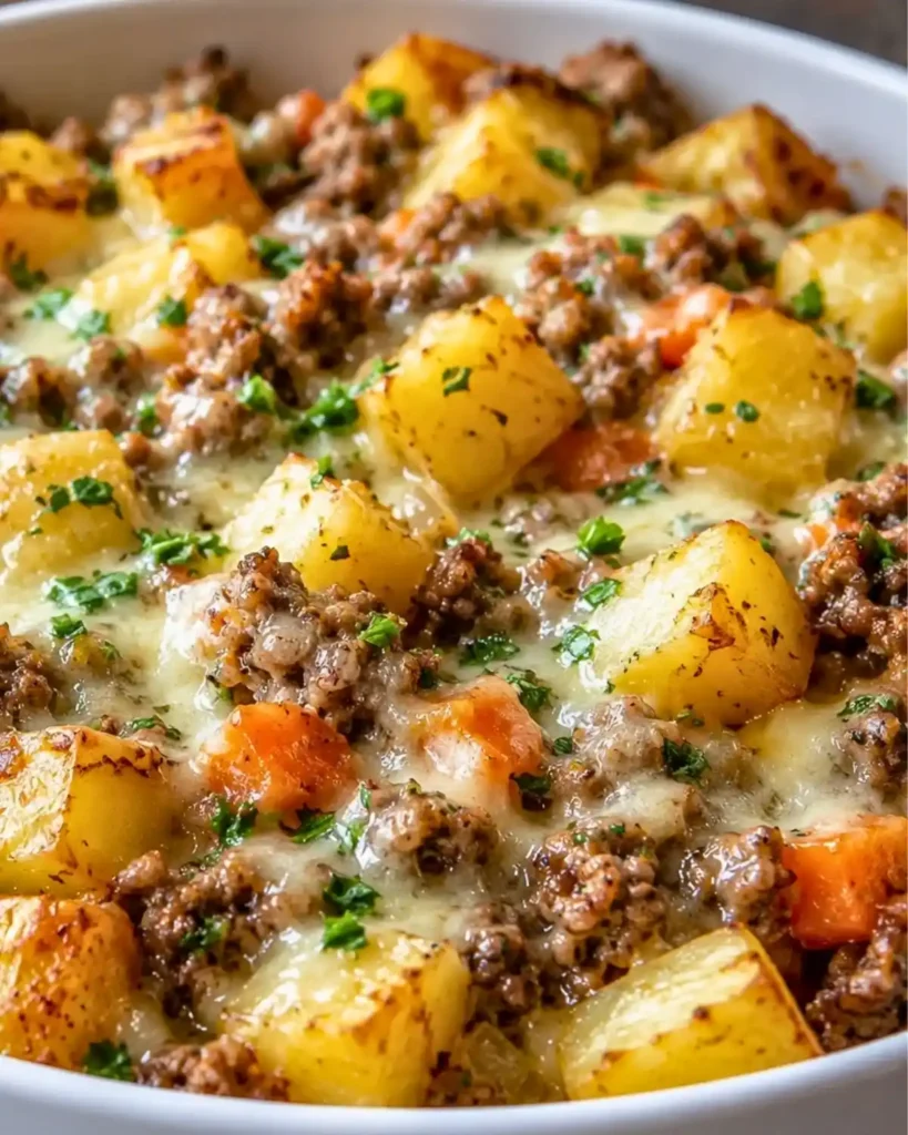 One-Pan Cheesy Meat & Potato Skillet: Comfort in 30 Minutes