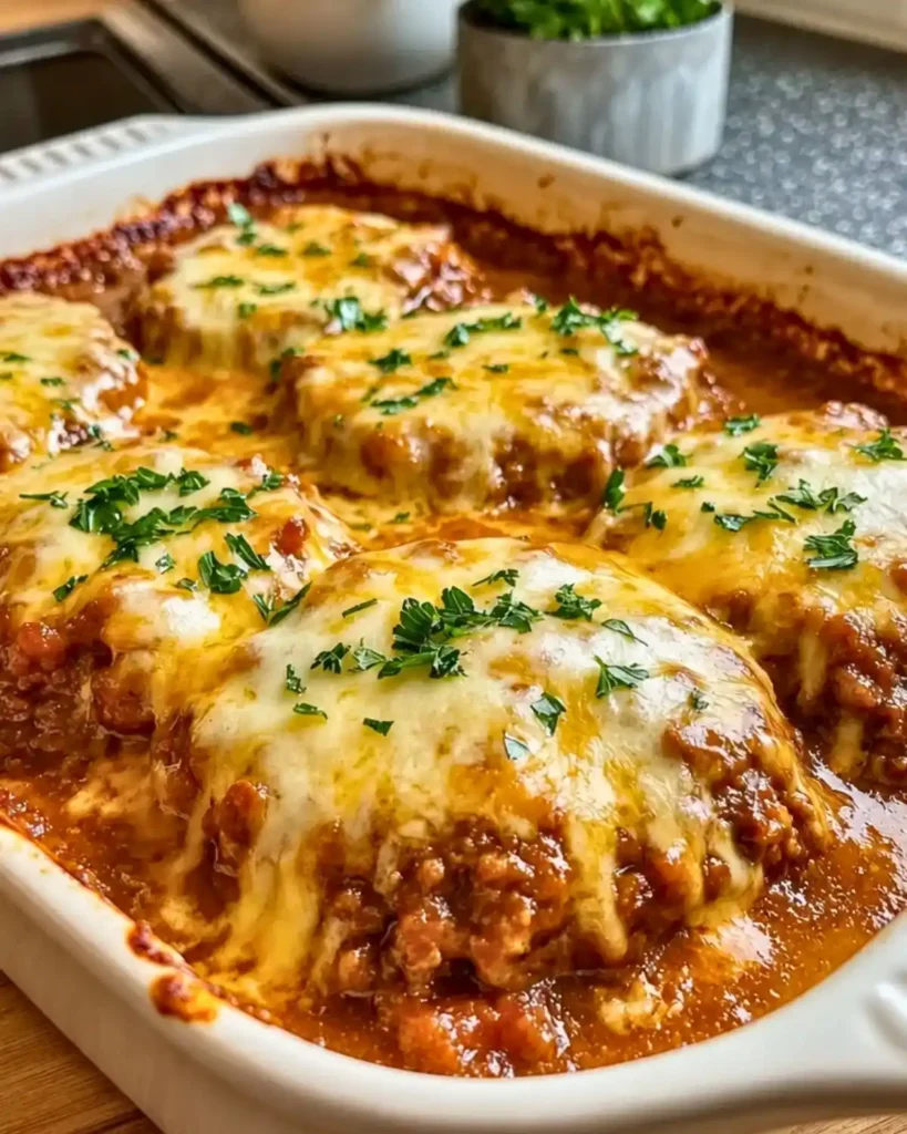 Cheesy Smothered Beef Patties Casserole for Cozy Nights 7 Cheesy Smothered Beef Patties Casserole for Cozy Nights