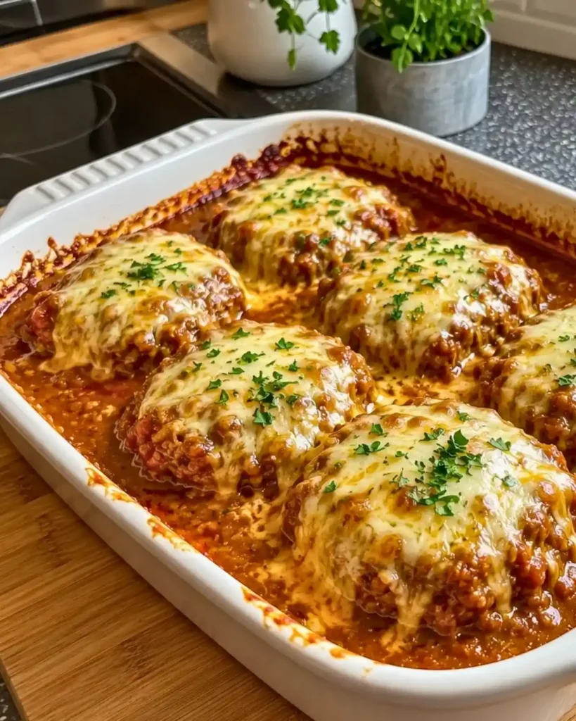 Cheesy Smothered Beef Patties Casserole for Cozy Nights 6 Cheesy Smothered Beef Patties Casserole for Cozy Nights