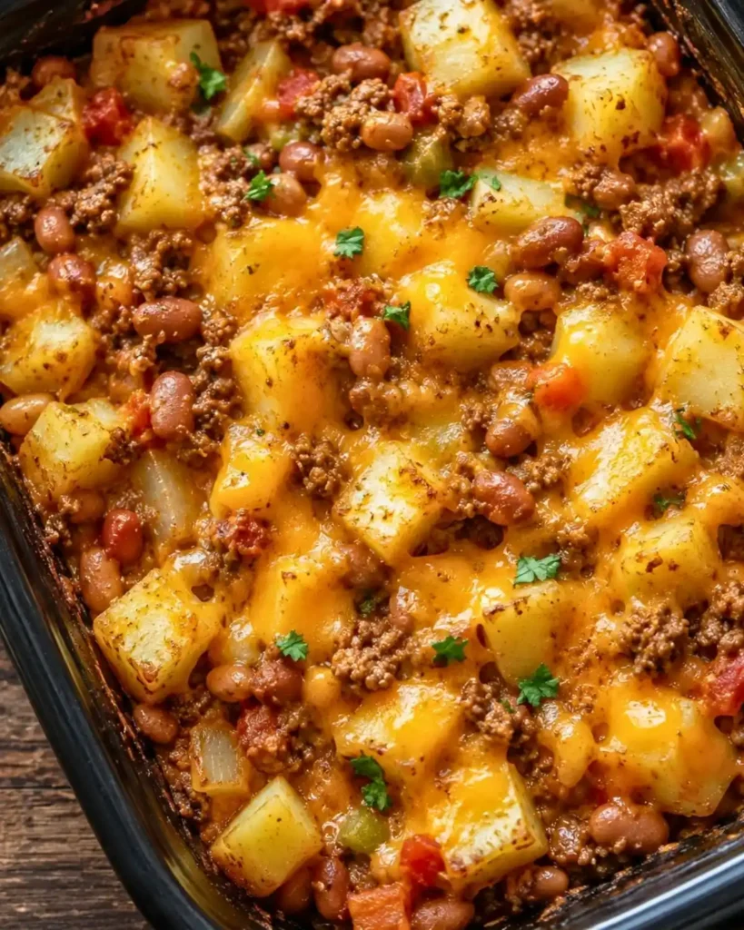 Slow Cooker Cowboy Casserole
