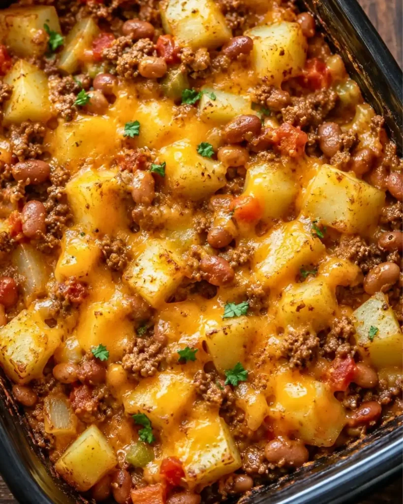Slow Cooker Cowboy Casserole