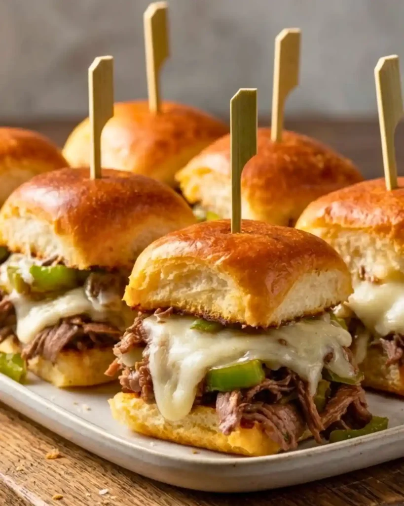 Philly Cheesesteak Style Roast Beef Sliders Hawaiian Rolls 6 Philly Cheesesteak Style Roast Beef Sliders Hawaiian Rolls
