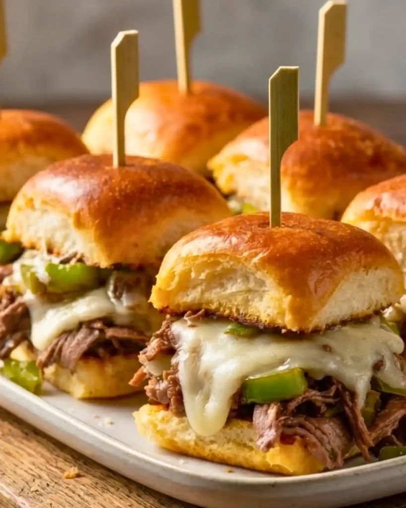 Philly Cheesesteak Style Roast Beef Sliders Hawaiian Rolls 5 Philly Cheesesteak Style Roast Beef Sliders Hawaiian Rolls
