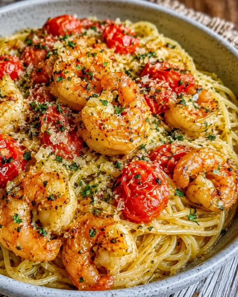 Quick Garlic Butter Shrimp Pasta Recipe Easy 20 Minute Dinner
