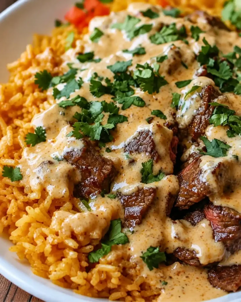 Easy Steak & Queso Rice for a Cozy Night 5 Easy Steak & Queso Rice for a Cozy Night