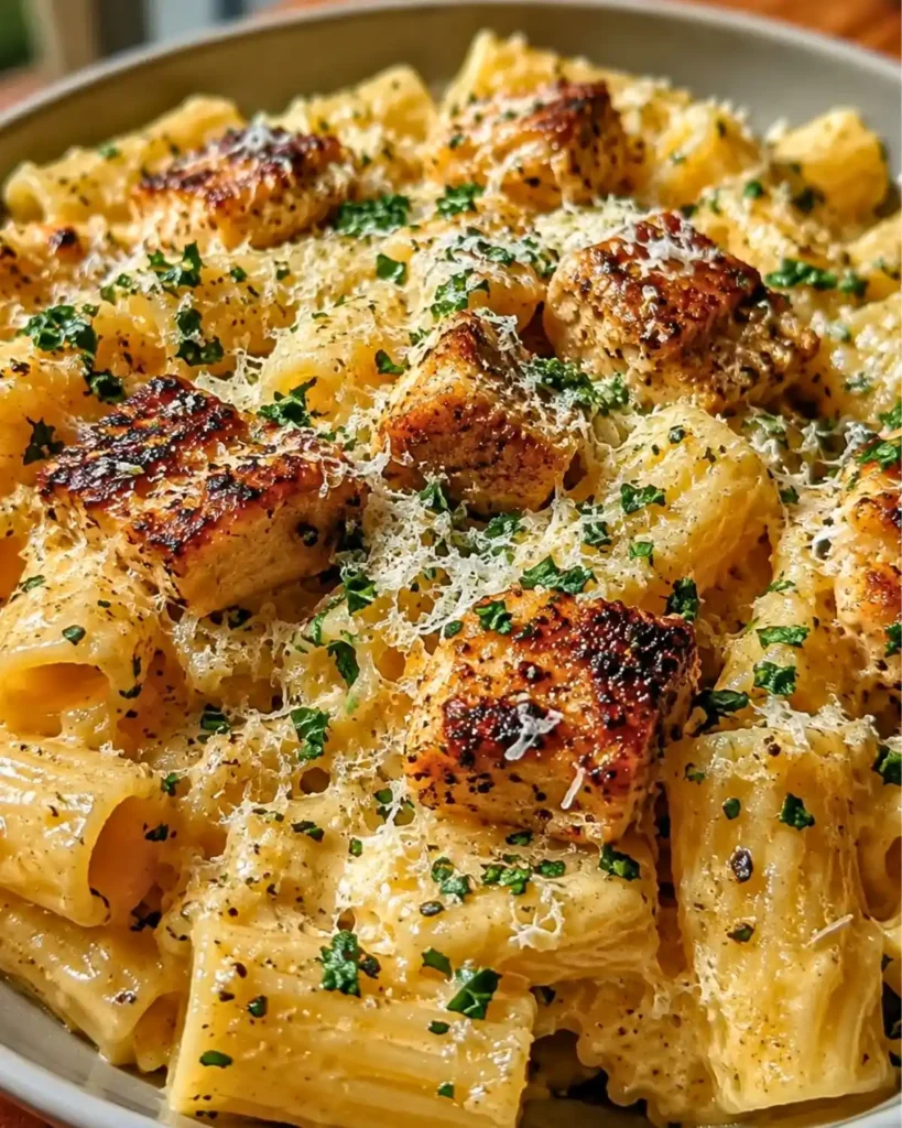 Garlic Butter Chicken with Rigatoni and Parmesan 7 Garlic Butter Chicken with Rigatoni and Parmesan