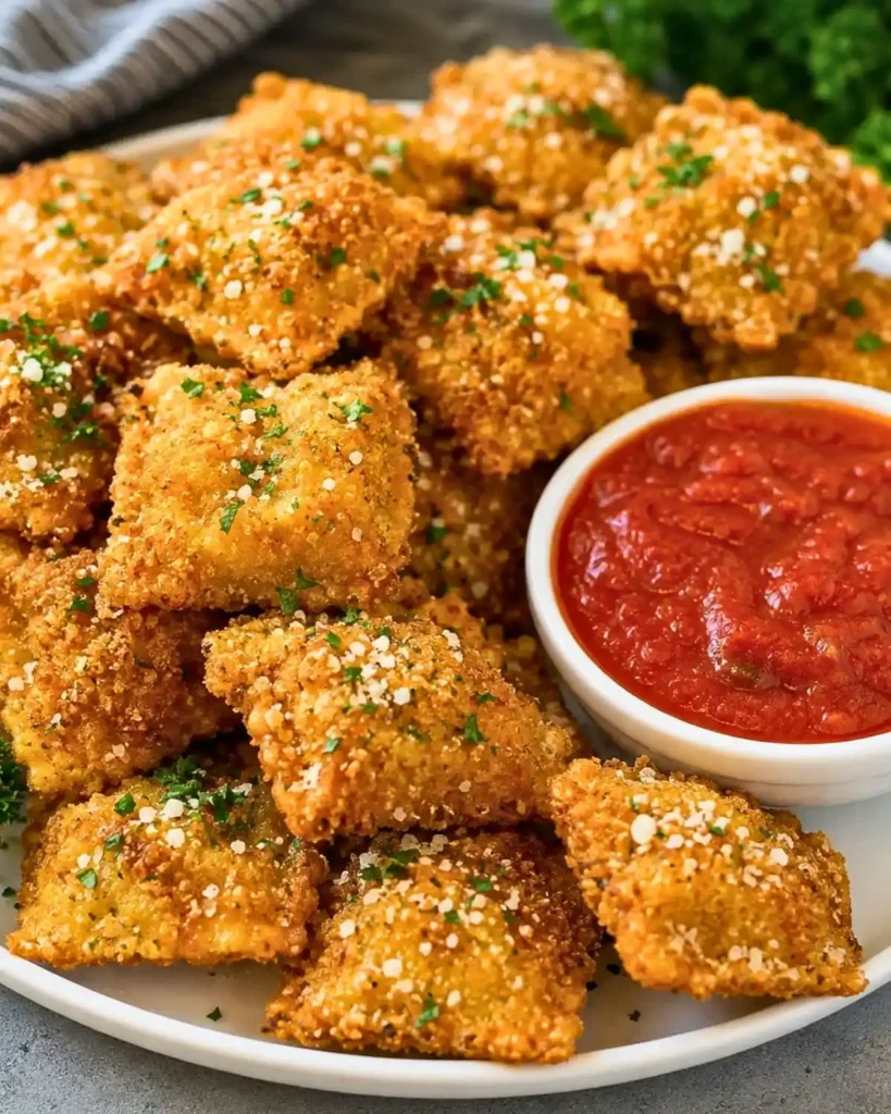 Crispy Golden Fried Ravioli 5 Crispy Golden Fried Ravioli