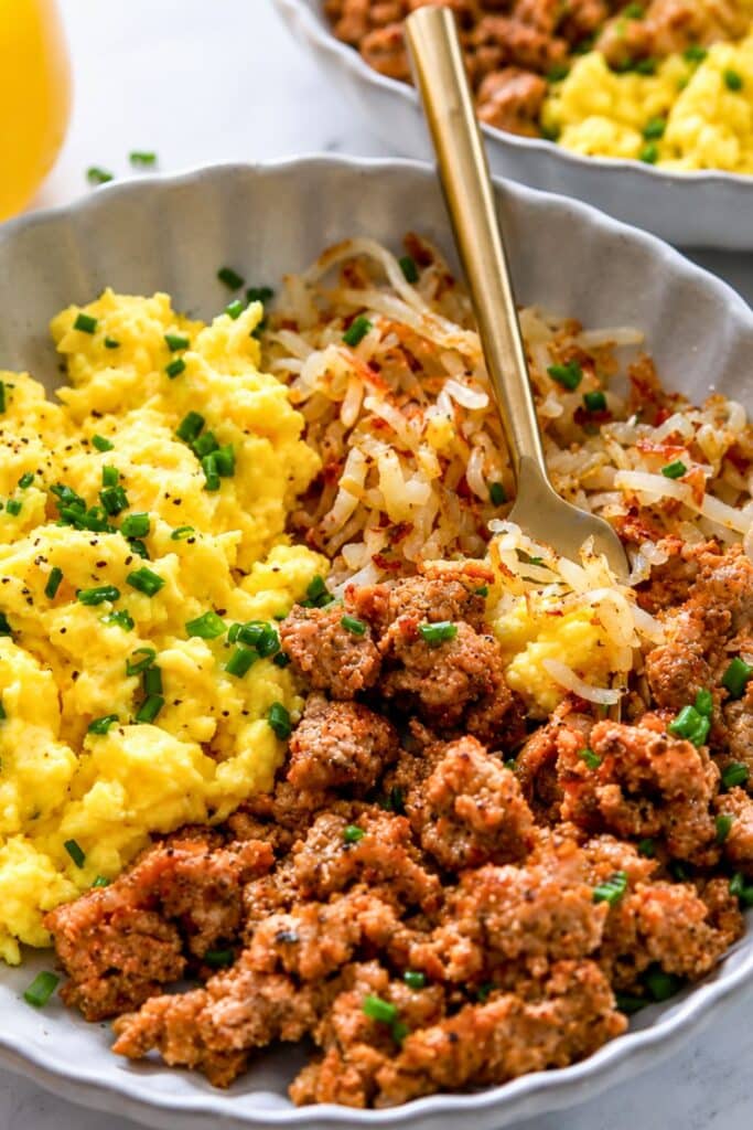 Easy High Protein Breakfast Bowl