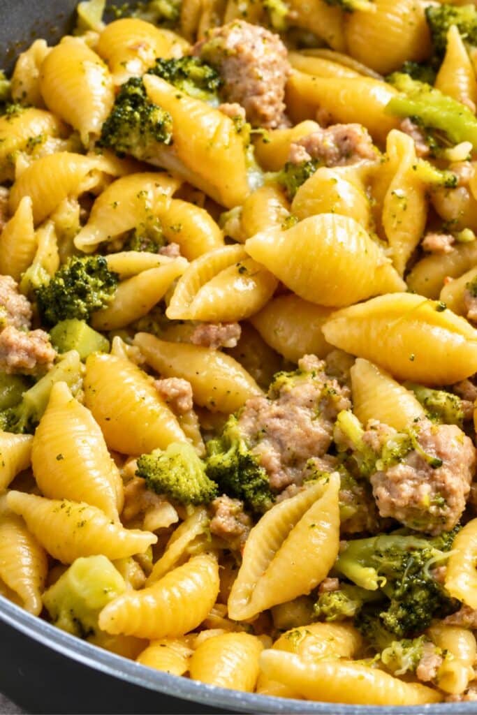 High Protein Ground Turkey Broccoli Pasta