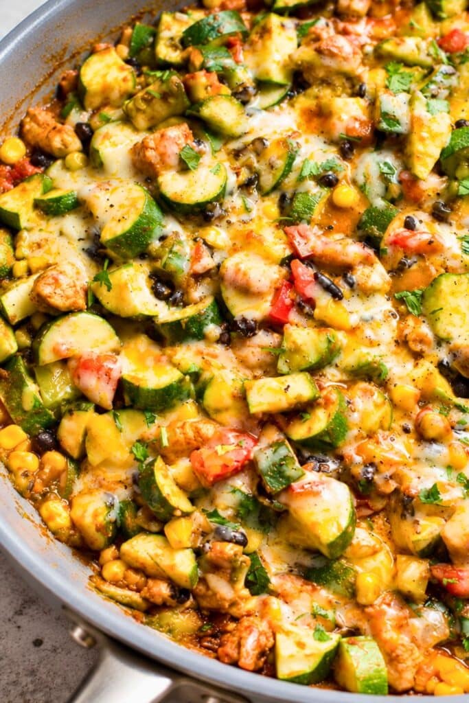 Tex Mex Chicken and Zucchini Recipe
