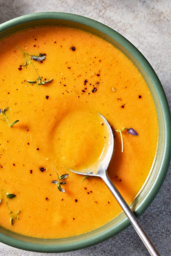 Creamy Homemade Carrot Soup