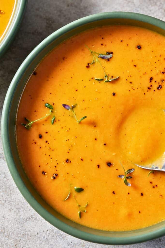 Creamy Homemade Carrot Soup