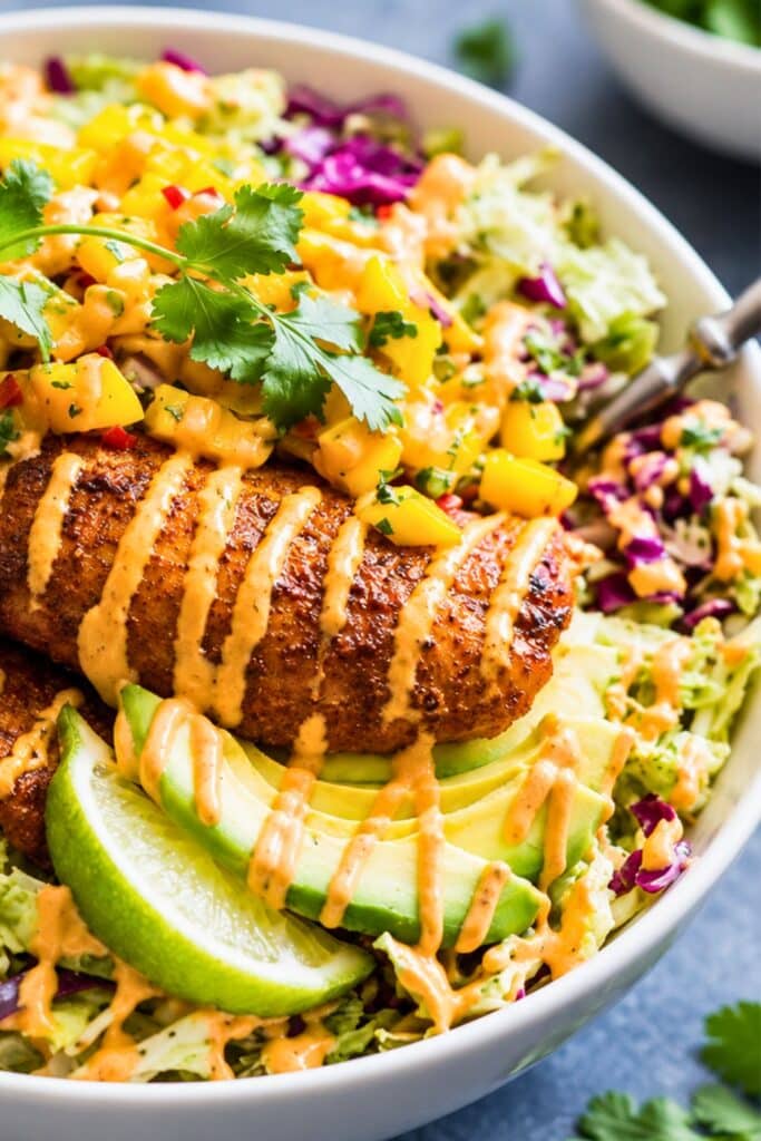 Fresh and Healthy Fish Taco Bowls