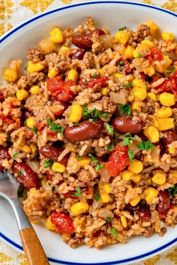 Skillet Beef and Rice