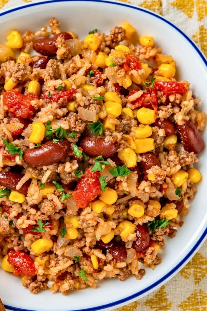 Skillet Beef and Rice