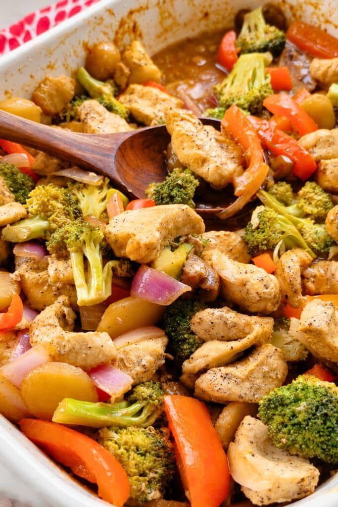 Baked Chicken Stir-Fry