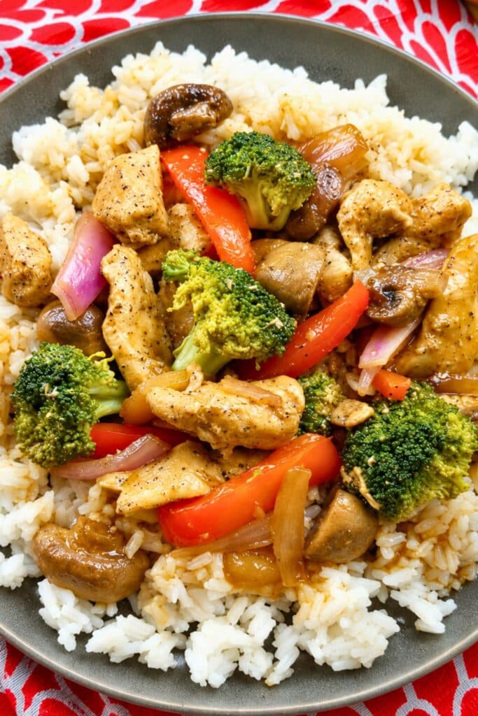 Baked Chicken Stir-Fry