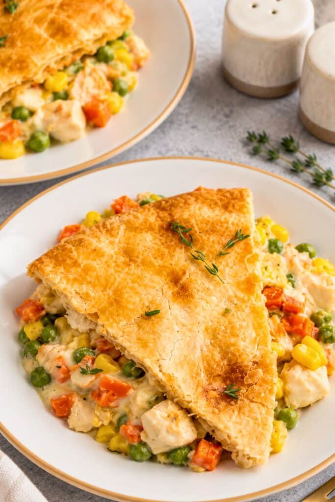The BEST Healthy Chicken Pot Pie (High-Protein & Comfort Food)