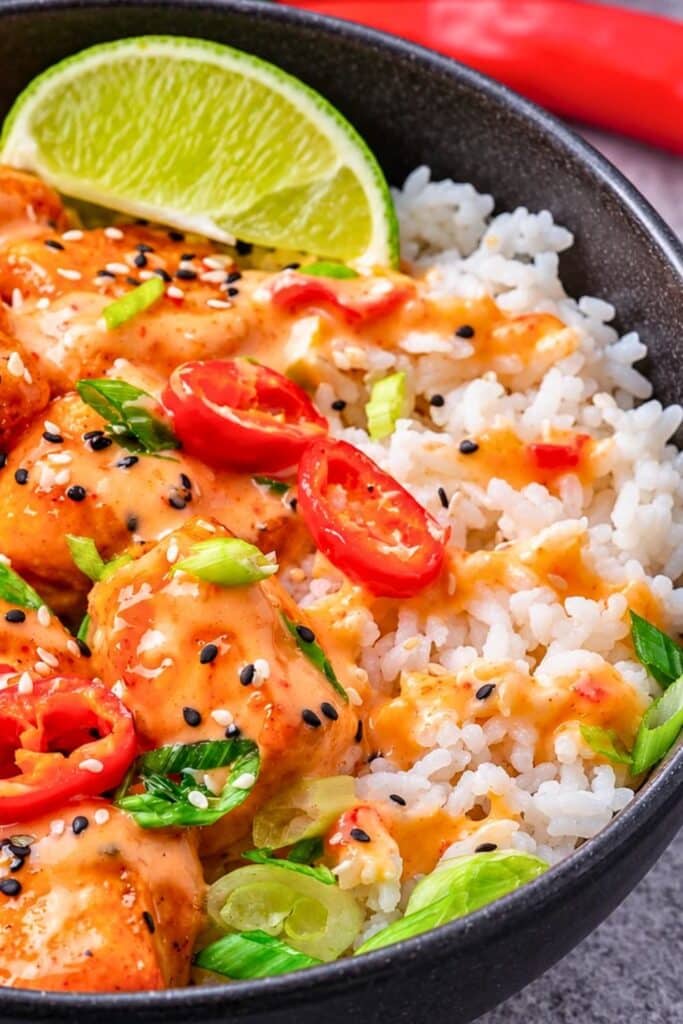 Bang Bang Salmon Bites