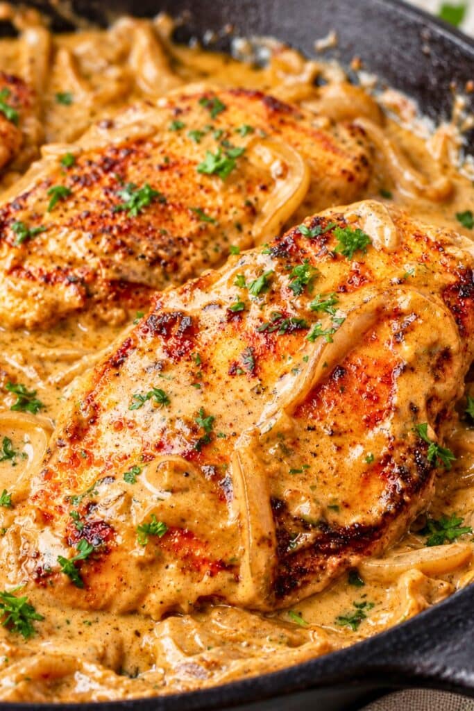 Creamy Boursin Chicken Recipe