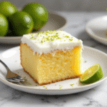 Easy Margarita Tres Leches Cake – Family-Friendly & Full of Citrus 5 slice of margarita tres leches cake served